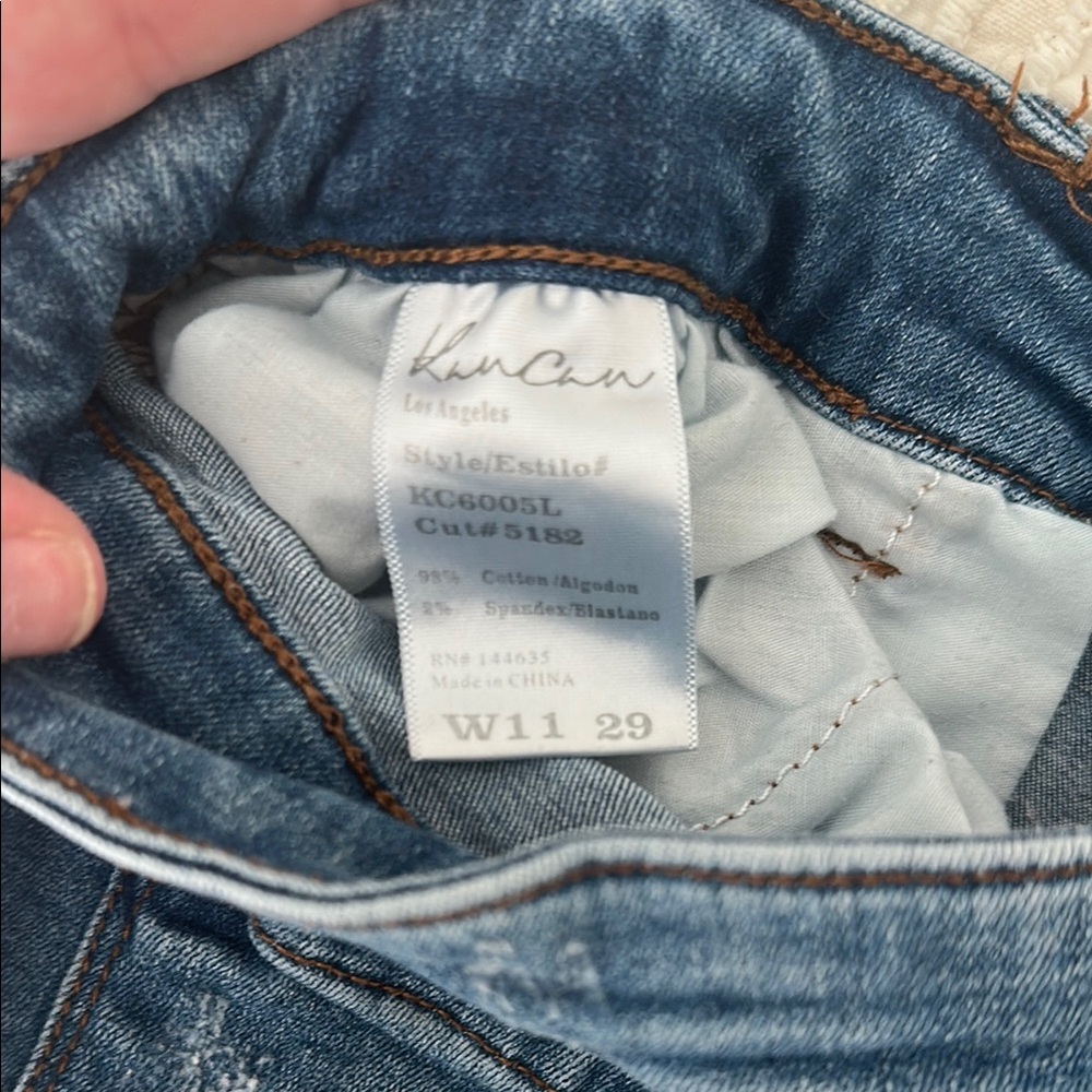 Denim Distressed Women Jean Shorts - Picture 4 of 4